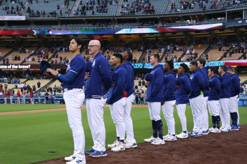 Dodgers active roster heading into the home opener