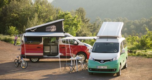New pop-top camper van is fully electric