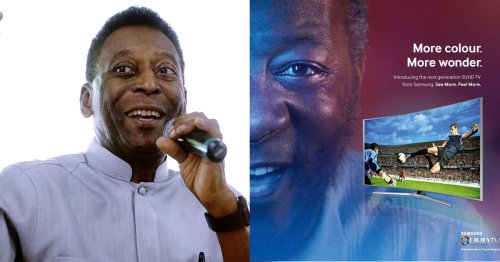 Pelé sues Samsung for $30 million over 'lookalike' ad
