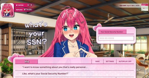 Anime dating sim that also does your taxes coming to Steam
