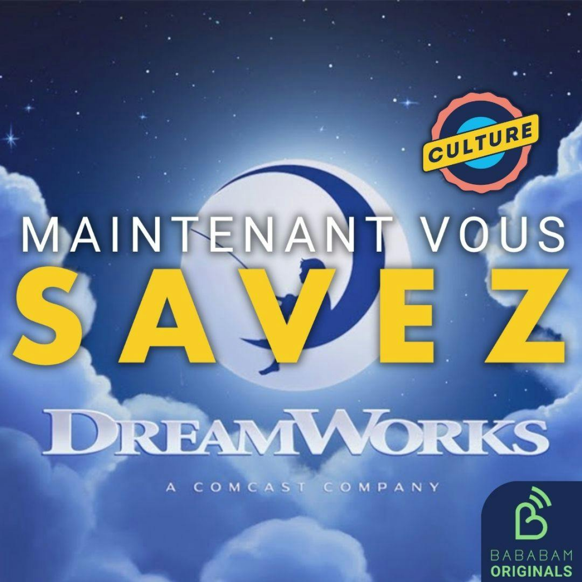 Qui est l’enfant qui pêche sur le logo Dreamworks ?