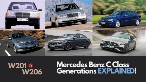 Mercedes Benz C Class: Revisiting The Generations [W201 To W206]