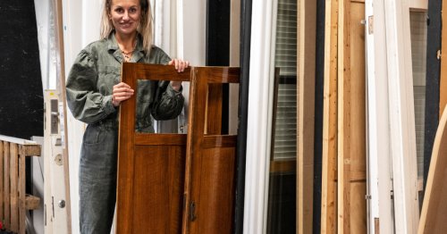 Kelly's kringloophack: van oude kastdeuren naar dressoir