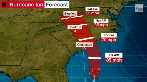 Hurricane Ian to Bring Carolinas and Georgia Coasts Heavy Rain, Storm Surge - Videos from The Weather Channel