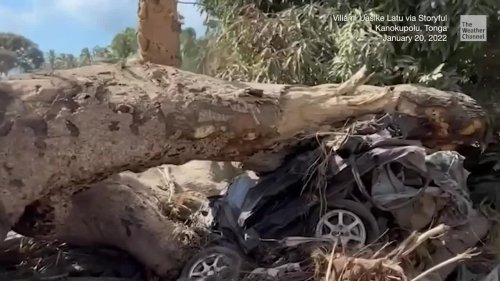 New Video Shows Devastation in Tonga After Volcano Blast - Videos from The Weather Channel | weather.com