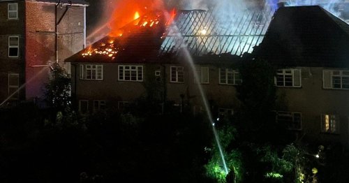 Man rescued from burning Croydon building as 60 firefighters battled fire