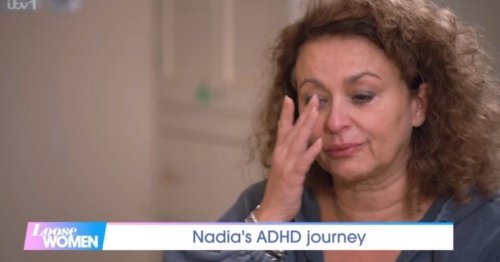 ITV Loose Women's Nadia Sawalha shares 'life-changing' diagnosis in moment that leaves her in tears
