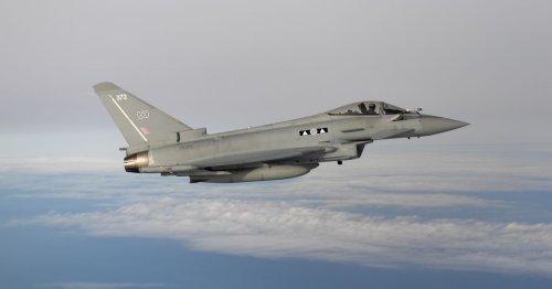 Raf Typhoon Jets Scramble To Intercept Russian Spy Plane Near Nato