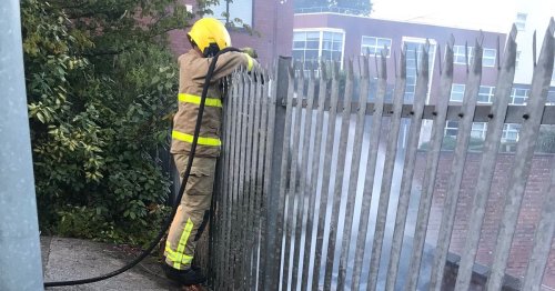 Firefighters urge students to stop burning their books