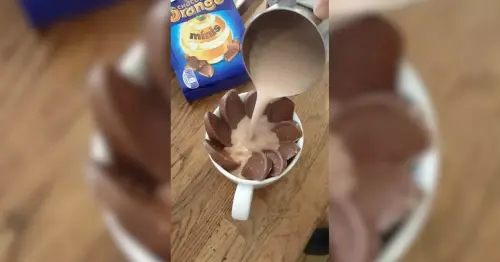 See how to make luxury hot chocolate with a whole chocolate orange