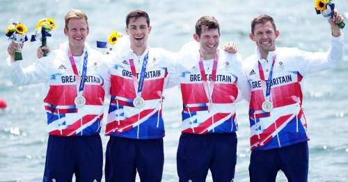 Great Britain won a surprise silver in the quadruple sculls