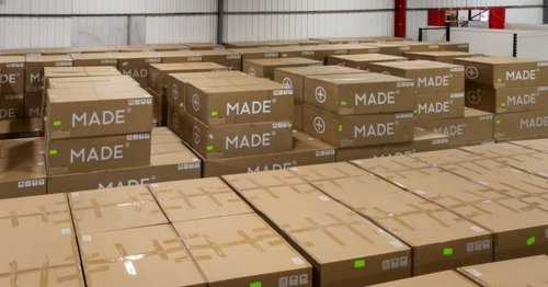 Inside the huge warehouse full of Made.com stock to be sold at auction for cheap