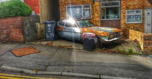 Real reason a Ford Capri was left untouched on a driveway for 32 years