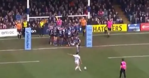 Sam Warburton and crowd blown away by rare moment as kicker left stunned
