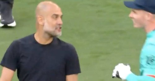 What Dean Henderson said to Pep Guardiola to spark FA Cup row on live TV | Wales Online