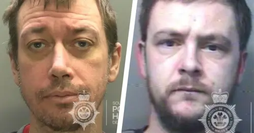 Two men drove around Welsh city with a hammer looking for a victim, then targeted a lone female