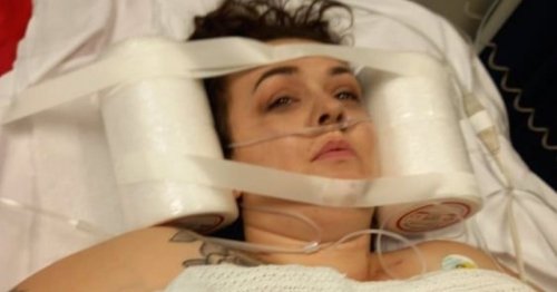 'Devastated' family told young mum will ‘never walk again’