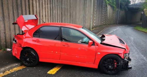 Driver crashes £30k sports car just days after winning it in a prize draw