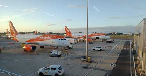 EasyJet flight takes off from Bristol Airport with luggage but without all the passengers