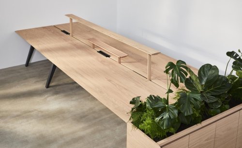 Benchmark unveils wooden office furniture collection