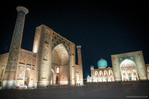Madrasahs of Registan Square, Samarkand // Uzbekistan