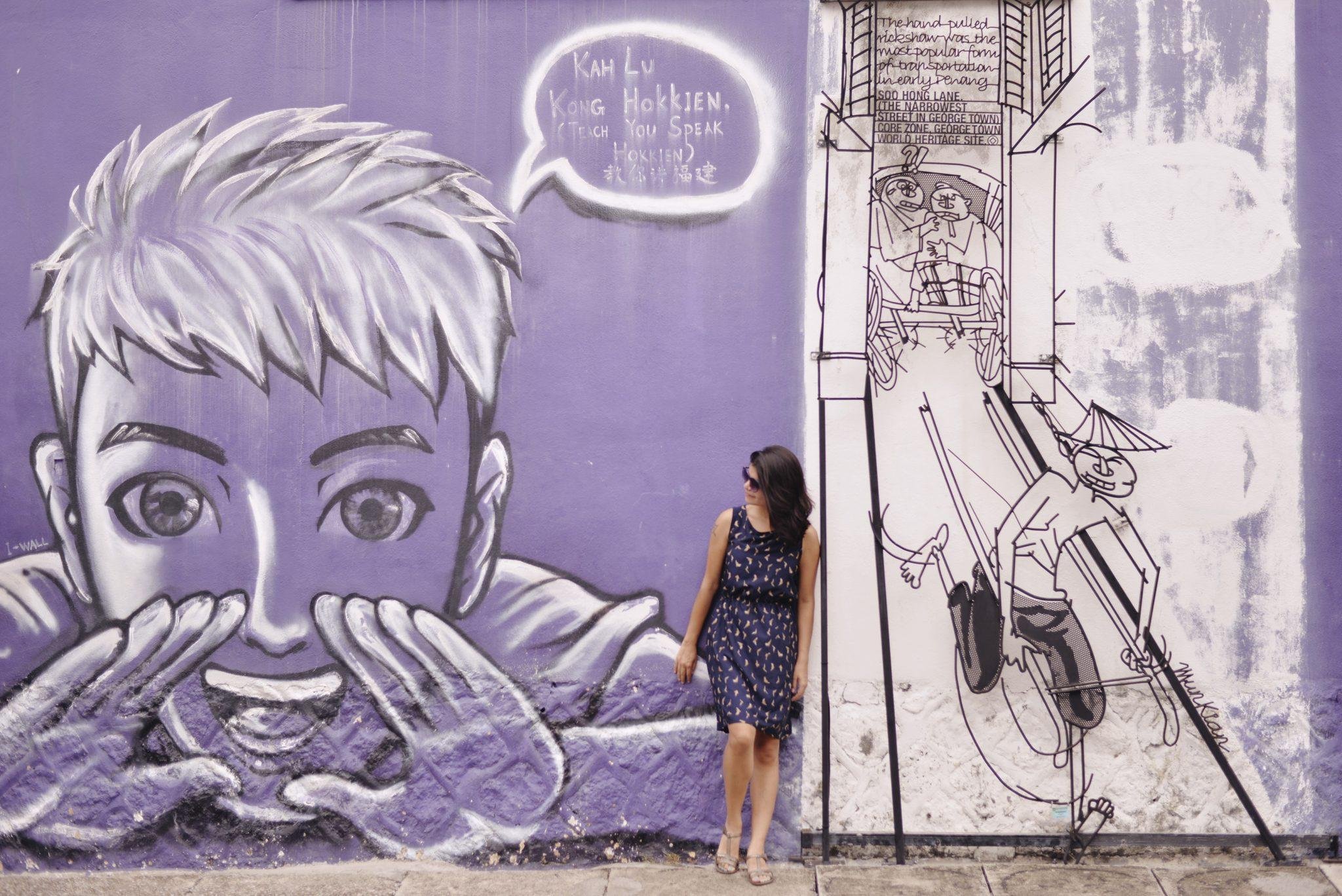 Gawking at Georgetown Street Art and Wall Murals in Penang