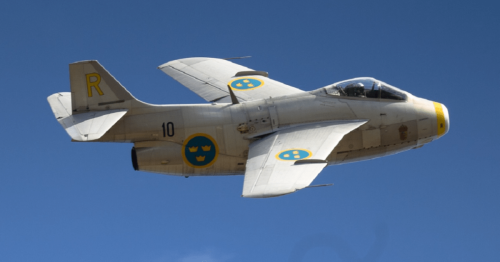 SAAB 29: The Ultimate 'Flying Barrel Fighter' for Battling Russia
