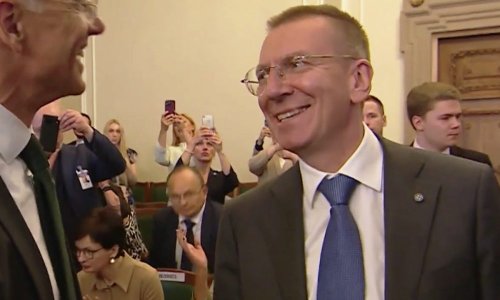 Latvia elects first openly gay president