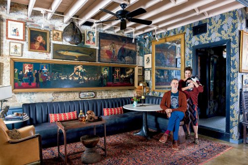Look Inside the Moody Carriage House That GoodWood’s Owners Call Home