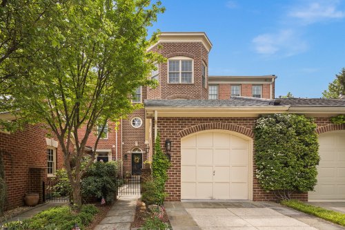 An Elevator Will Take You to the Top Level of This Stunning Townhome in the Exclusive Hillandale Neighborhood