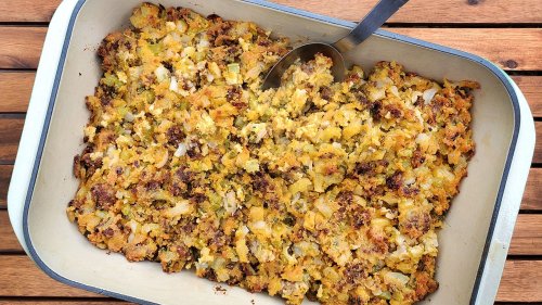 I made Kamala Harris’s cornbread dressing — and filled in all the details so you can make it, too