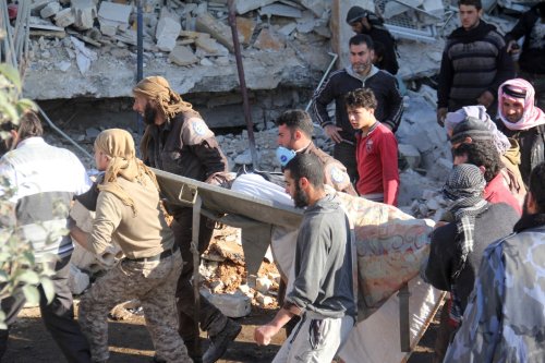 Nearly 50 people killed in strikes on hospitals and schools in Syria