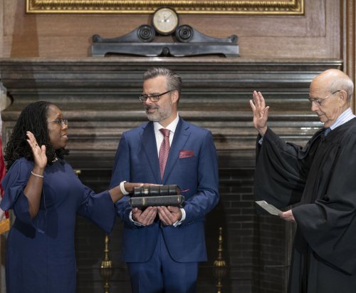 Ketanji Brown Jackson is sworn in to the Supreme Court
