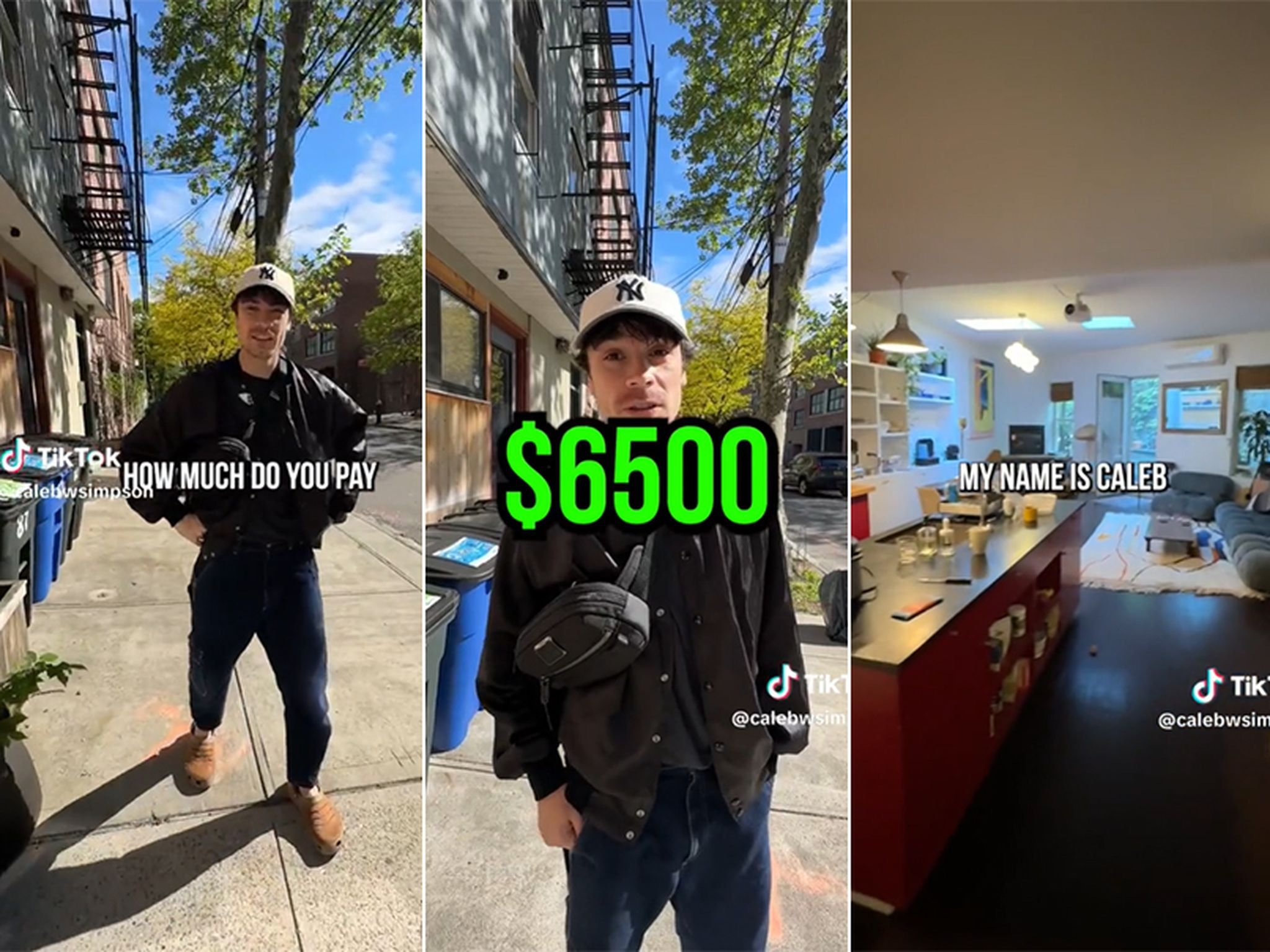 A TikToker exposes how much people pay for rent. Viewers can't get