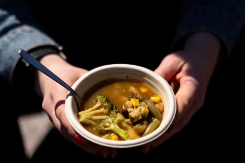A D.C. woman is cooking stew at noon every day in March. It’s free.