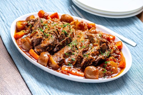 A little wine and time make this pot roast tender and flavorful