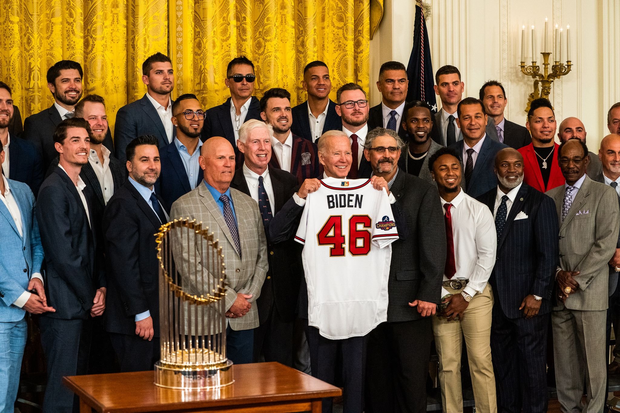 President Biden salutes Braves’ ‘unstoppable, joyful’ run to 2021 World Series