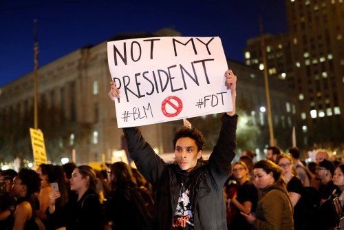 Vigils and protests swell across U.S. in wake of Trump victory