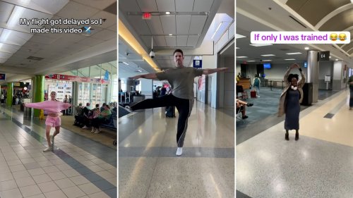One man’s viral airport dance inspires routines around the world