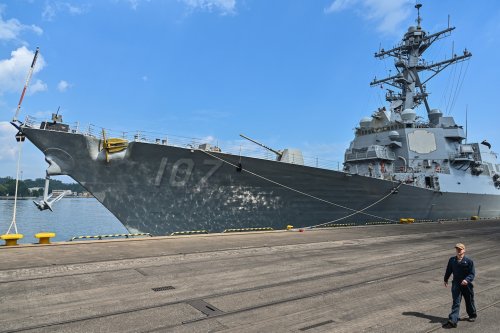Pentagon deploys Navy destroyer for unusual U.S. border mission