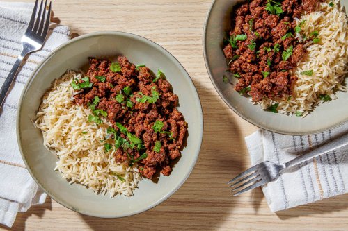 Indian lamb kheema makes a flavorful base for versatile meals