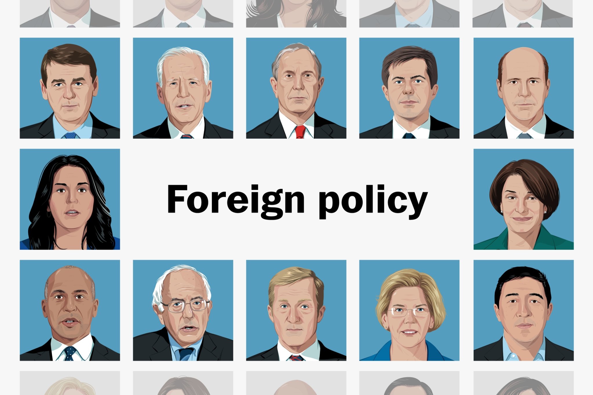 Where 2020 Democrats stand on

 foreign policy

