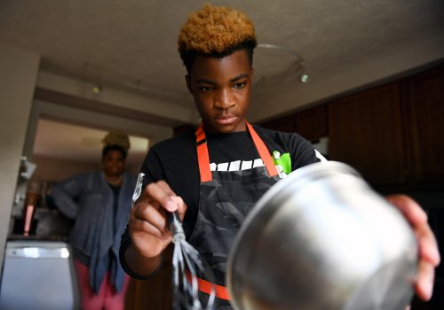 This 13-year-old opened a bakery. For every cupcake he sells, he gives one to the homeless.