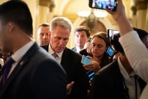 Bending to right, McCarthy pushes safety net cuts in shutdown battle