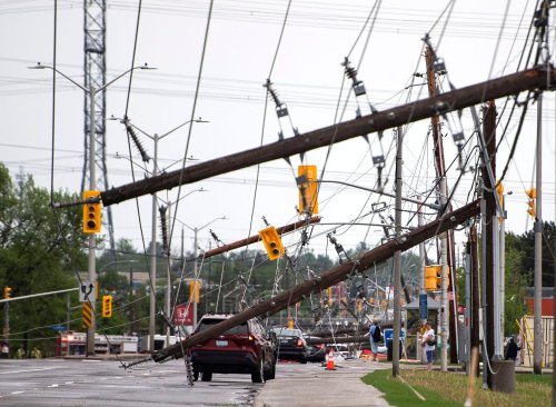 Deadly thunderstorm complex cuts power to nearly a million in Canada