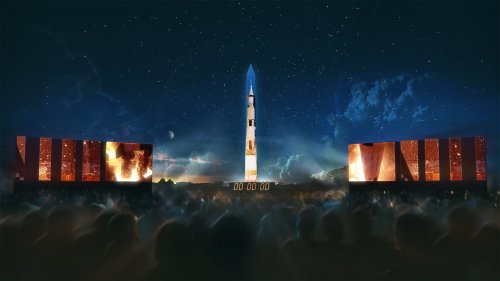 A 363-foot projection of a rocket will be flashed on the Washington Monument to celebrate Apollo 11 anniversary