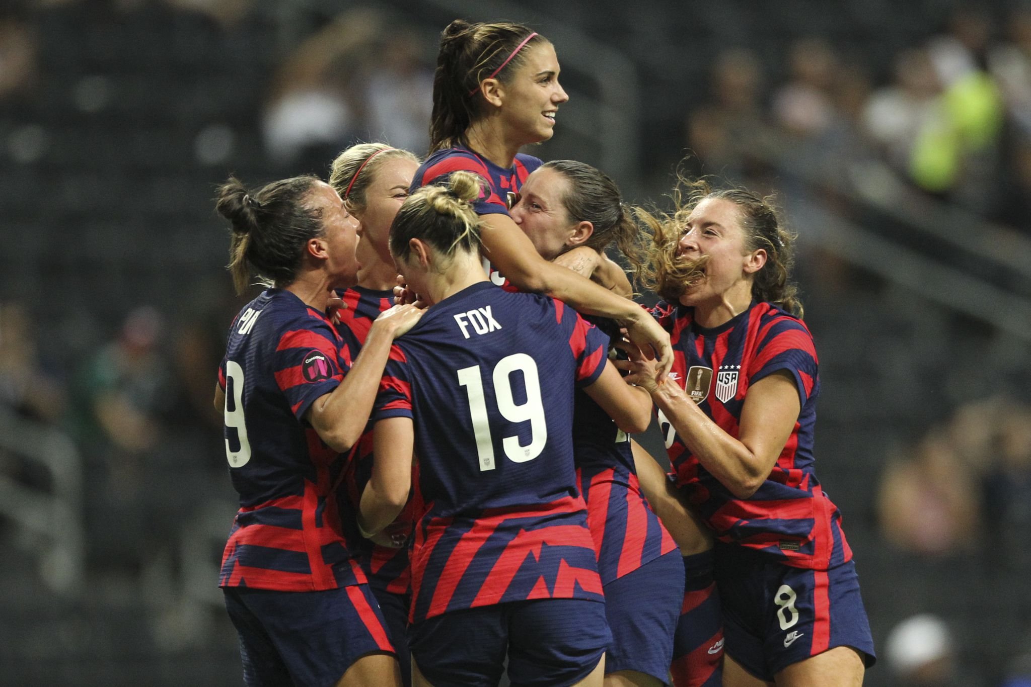 USWNT leads Canada in Concacaf W Championship and secures spot at 2024
