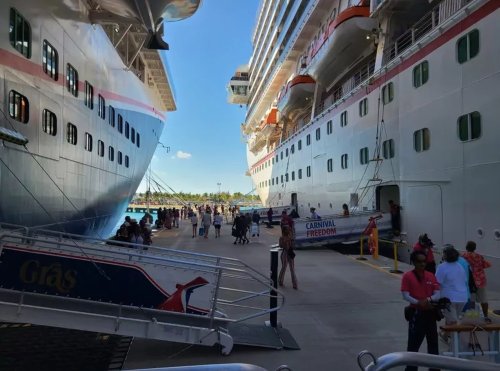 Carnival ship catches fire, leaving passengers awaiting rescue cruise
