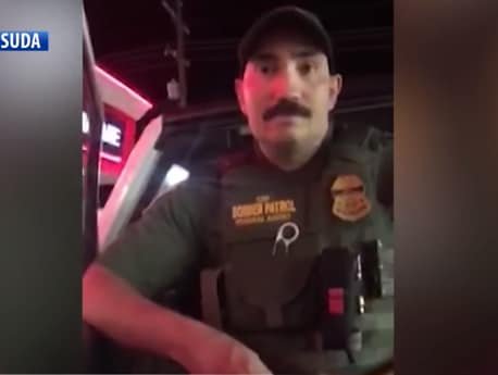 Two Americans were detained by a Border Patrol agent after he heard them speaking Spanish