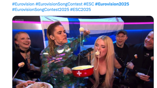 Alle lieben Hazel ... und Erikas pornöses Fondue – das 2. ESC-Halbfinale auf Social Media